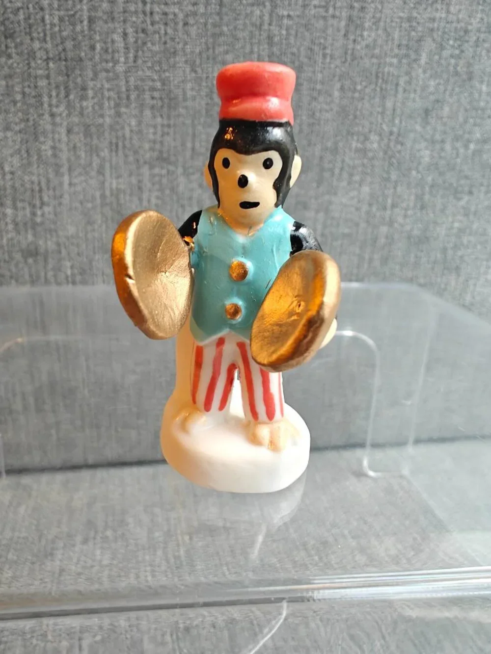 Vintage Vickie Thomas Collections vTc Ceramic Monkey Birthday Candle Holder